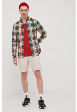 Superdry Памучна тениска в червено - Pepit.bg