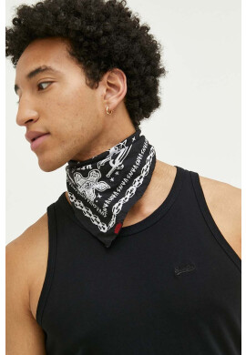 Superdry Памучна тениска в черно - Pepit.bg