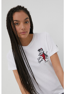 Superdry Памучна тениска в бяло - Pepit.bg
