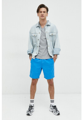 Superdry Памучна тениска в сиво с апликация - Pepit.bg