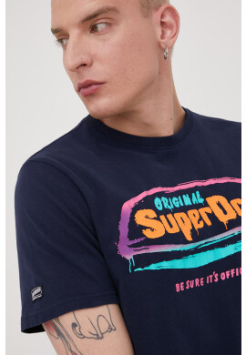 Superdry Памучна тениска - Pepit.bg