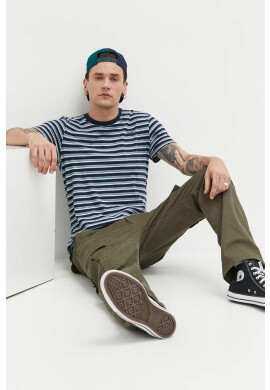 Superdry Памучна тениска в синьо с десен - Pepit.bg