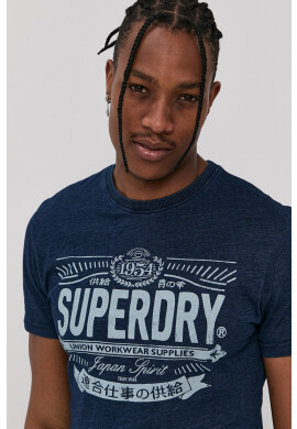 Superdry Памучна тениска - Pepit.bg