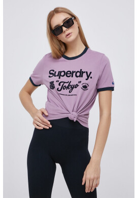 Superdry Памучна тениска - Pepit.bg