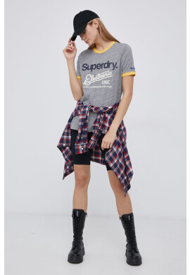 Superdry Памучна тениска - Pepit.bg