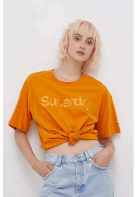 Superdry Памучна тениска - Pepit.bg