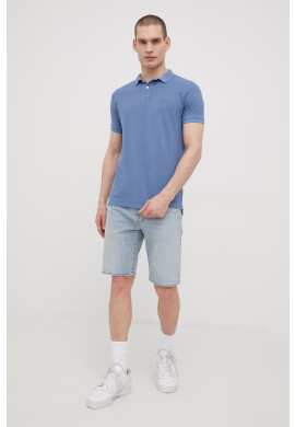 Superdry Памучна тениска с яка - Pepit.bg