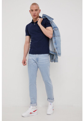 Superdry Памучна тениска с яка - Pepit.bg