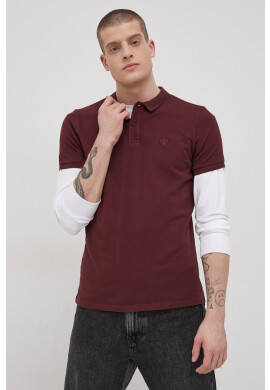 Superdry Памучна тениска с яка - Pepit.bg