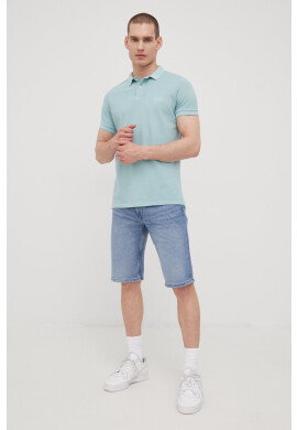 Superdry Памучна тениска с яка - Pepit.bg