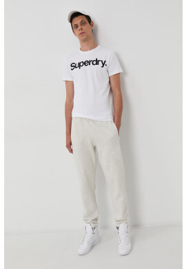 Superdry Панталон мъжки в сиво с изчистен дизайн - Pepit.bg
