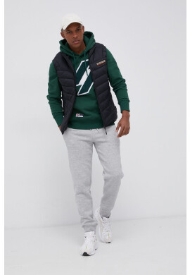 Superdry Панталон мъжки в сиво с изчистен дизайн - Pepit.bg