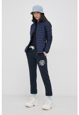 Superdry Панталон дамски в тъмносиньо с апликация - Pepit.bg