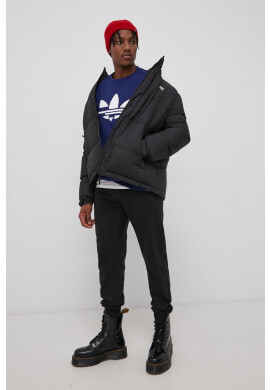 Superdry Панталон мъжки в черно с изчистен дизайн - Pepit.bg