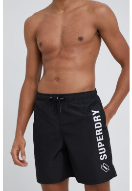 Superdry Плувни шорти в черно - Pepit.bg