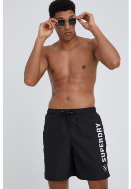 Superdry Плувни шорти в черно - Pepit.bg