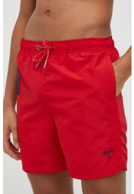 Superdry Плувни шорти в червено - Pepit.bg
