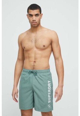 Superdry Плувни шорти в зелено - Pepit.bg