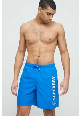 Superdry Плувни шорти в синьо - Pepit.bg