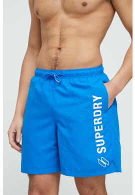 Superdry Плувни шорти в синьо - Pepit.bg
