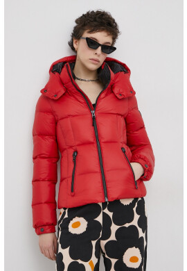 Superdry Пухено яке в червено със зимна изолация - Pepit.bg