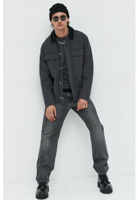 Superdry Пуловер с кашмир мъжки в сиво от лека материя - Pepit.bg