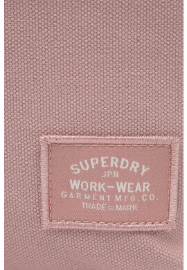 Superdry Раница мъжка в розово голям размер с изчистен дизайн - Pepit.bg