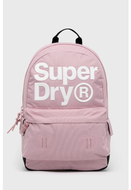 Superdry Раница мъжки в кафяво голям размер с изчистен дизайн - Pepit.bg