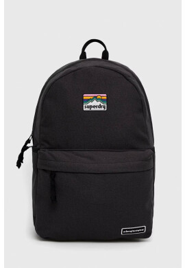 Superdry Раница в сиво голям размер с апликация - Pepit.bg