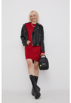 Superdry Рокля в черно къс модел с кройка по тялото - Pepit.bg