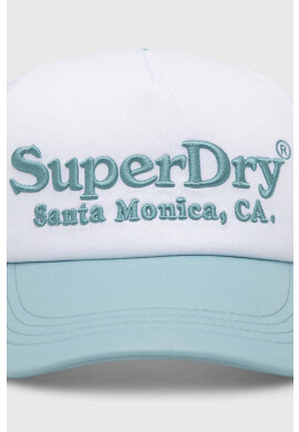 Superdry Шапка с козирка с апликация - Pepit.bg
