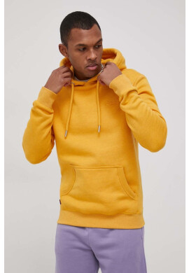 Superdry Суичър мъжки в меланж на жълто - Pepit.bg