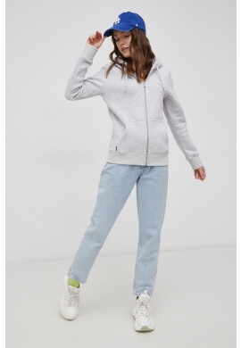 Superdry Суичър в сиво с изчистен дизайн - Pepit.bg