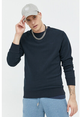 Superdry Суичър в тъмносиньо с качулка с изчистен дизайн - Pepit.bg