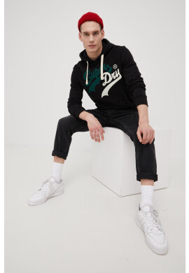Superdry Суичър в тъмносиньо с принт - Pepit.bg
