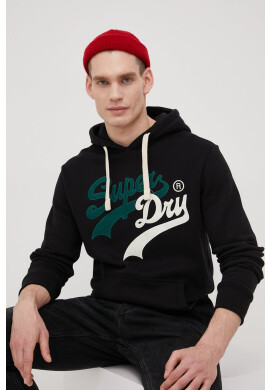 Superdry Суичър в тъмносиньо с принт - Pepit.bg