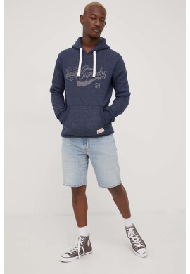 Superdry Суичър в тъмносиньо с принт - Pepit.bg