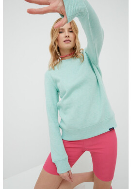 Superdry Суичър в зелено меланж на - Pepit.bg