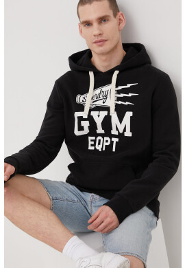 Superdry Суичър в черно с принт - Pepit.bg