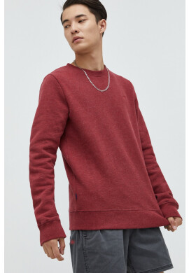 Superdry Суичър в бордо меланж на - Pepit.bg
