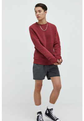 Superdry Суичър в бордо меланж на - Pepit.bg