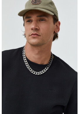 Superdry Суичър в черно с изчистен дизайн - Pepit.bg