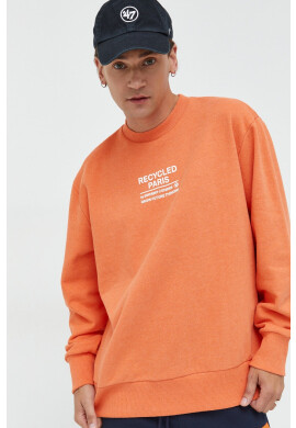 Superdry Суичър в оранжево с принт - Pepit.bg