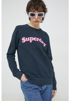 Superdry Суичър в бордо с качулка с изчистен дизайн - Pepit.bg