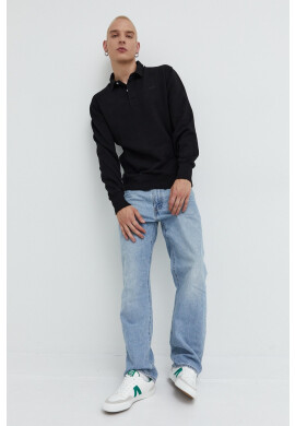 Superdry Суичър в черно с изчистен дизайн - Pepit.bg