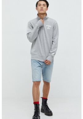 Superdry Суичър в сиво с принт - Pepit.bg