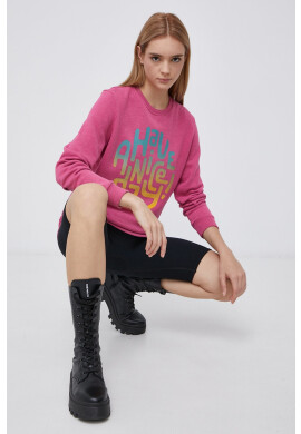 Superdry Суичър в тъмносиньо меланж на - Pepit.bg