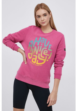 Superdry Суичър в тъмносиньо меланж на - Pepit.bg