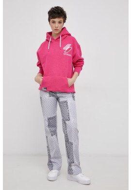 Superdry Суичър в зелено с изчистен дизайн - Pepit.bg