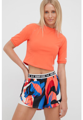 Superdry Тениска в оранжево с ниско поло - Pepit.bg